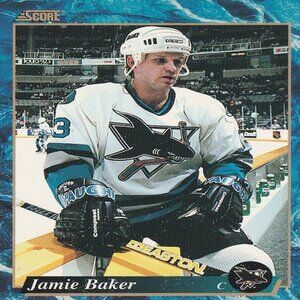 Jamie Baker - 1994 Score Hockey Card